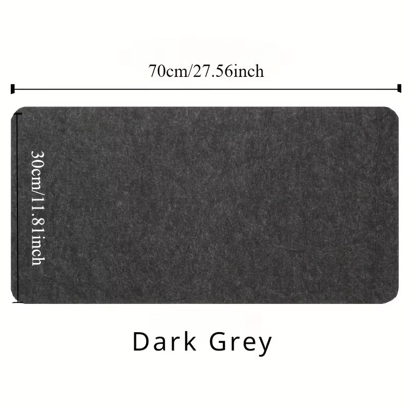 80*40Cm Extra-Large Premium Felt Mouse Pad for Gaming and Office - Anti-Slip Durable Polyester Desk Mat XXL Gaming Wool Felt Pad