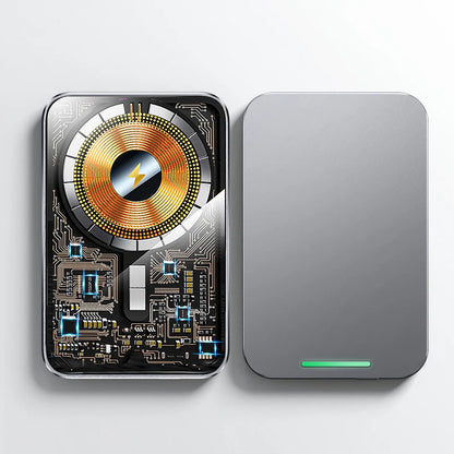 Magnetic Wireless Power Bank PD20W 5000Mah Aluminum Alloy Fast Charge