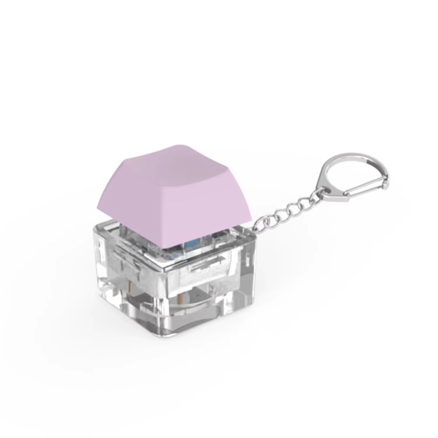 1/2 Keys Mechanical Keyboard Axis Teste Keychain Office Decompression Calming Button Keycap Stress Relief Fidget Toys