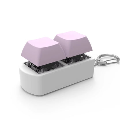 1/2 Keys Mechanical Keyboard Axis Teste Keychain Office Decompression Calming Button Keycap Stress Relief Fidget Toys