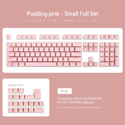 OEM Profile PBT Keycaps 108 Keys Pudding Keycap for Cherry MX Switch Mechanical Keyboard RGB Gamer Backlit Key Caps Custom DIY