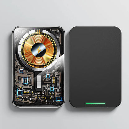 Magnetic Wireless Power Bank PD20W 5000Mah Aluminum Alloy Fast Charge