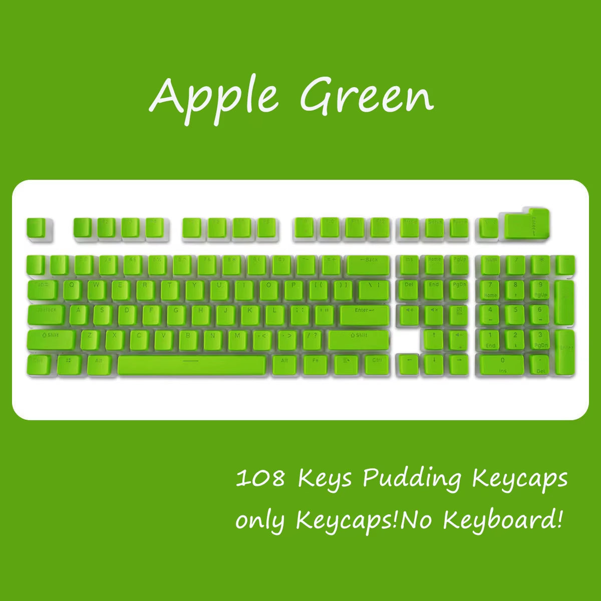 OEM Profile PBT Keycaps 108 Keys Pudding Keycap for Cherry MX Switch Mechanical Keyboard RGB Gamer Backlit Key Caps Custom DIY