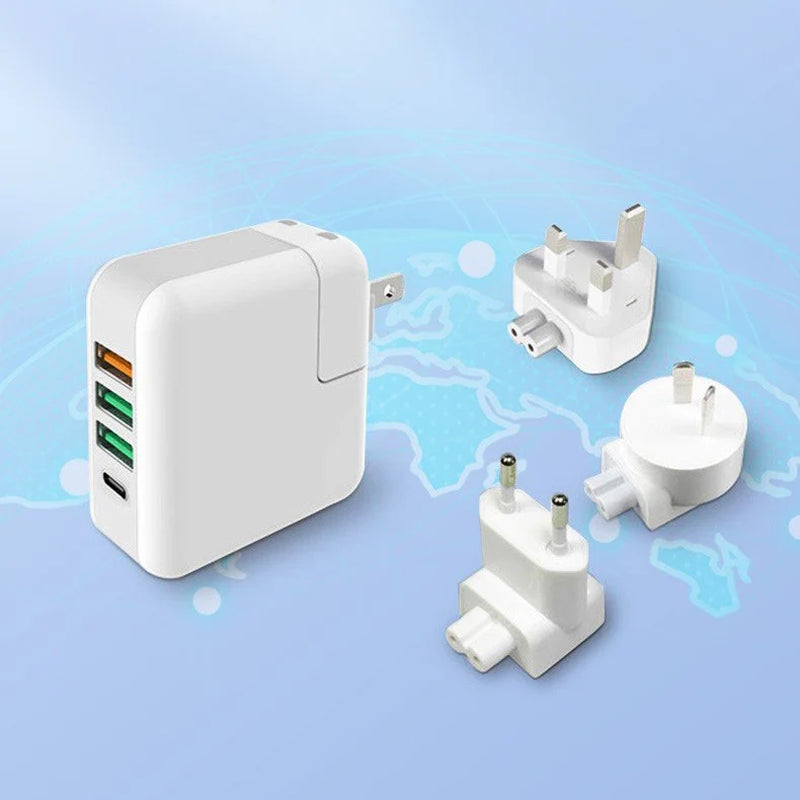 5V2A US Plug Adapter CE Approved QC3.0 Power Hub Multi-Outlet Portable Charger