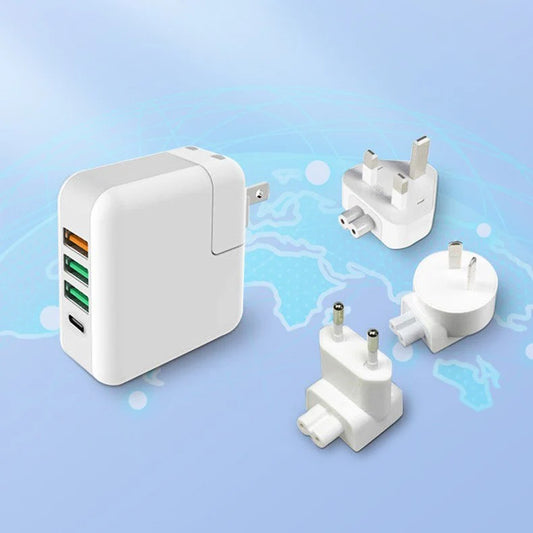 5V2A US Plug Adapter CE Approved QC3.0 Power Hub Multi-Outlet Portable Charger