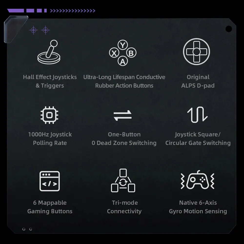 THUNDEROBOT G50S Wireless Gaming Controller Hall Effect Joystick Triggers Gamepad 1000Hz Polling Rate for Switch PC Android IOS