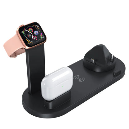 Multi-Function Wireless Charging Stand for Watch and Headphones