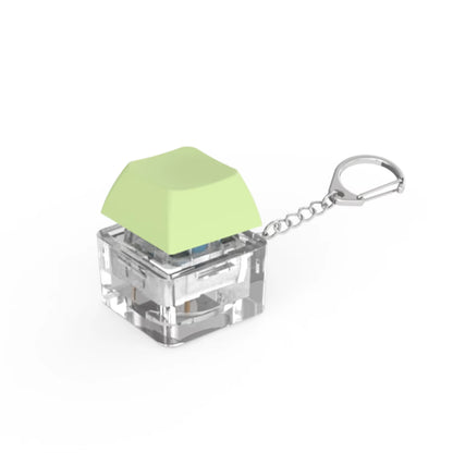 1/2 Keys Mechanical Keyboard Axis Teste Keychain Office Decompression Calming Button Keycap Stress Relief Fidget Toys
