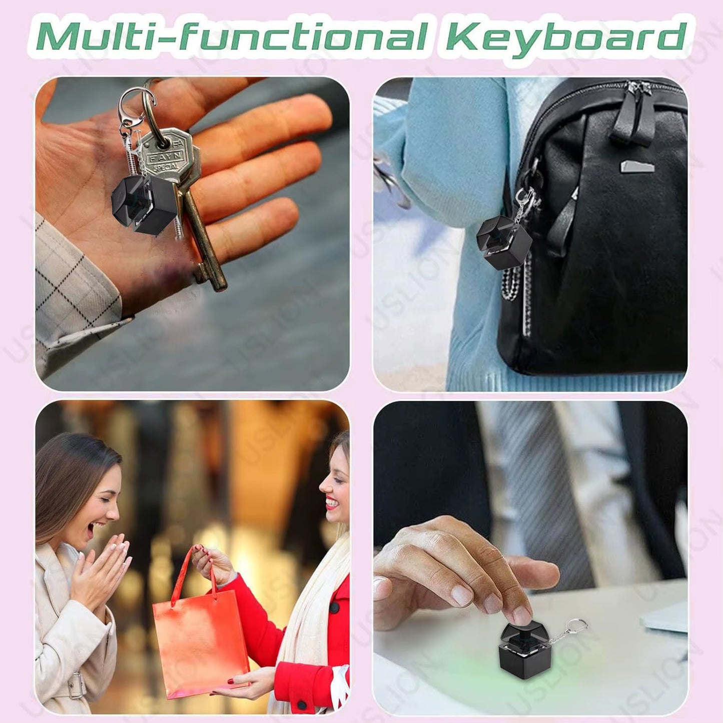 1/2 Keys Mechanical Keyboard Axis Teste Keychain Office Decompression Calming Button Keycap Stress Relief Fidget Toys