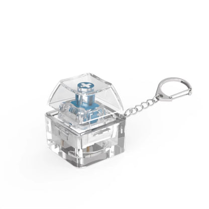 1/2 Keys Mechanical Keyboard Axis Teste Keychain Office Decompression Calming Button Keycap Stress Relief Fidget Toys