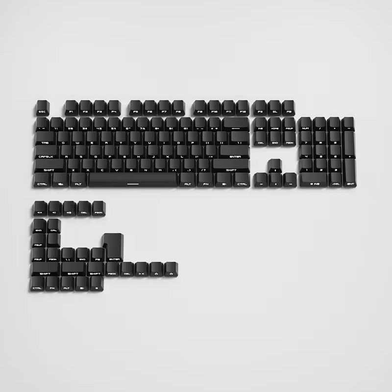 Gradient Keycaps Side Printed Shine through PBT Double Shot OEM Profile for MX Switches Gaming Keyboard 130+Key Caps