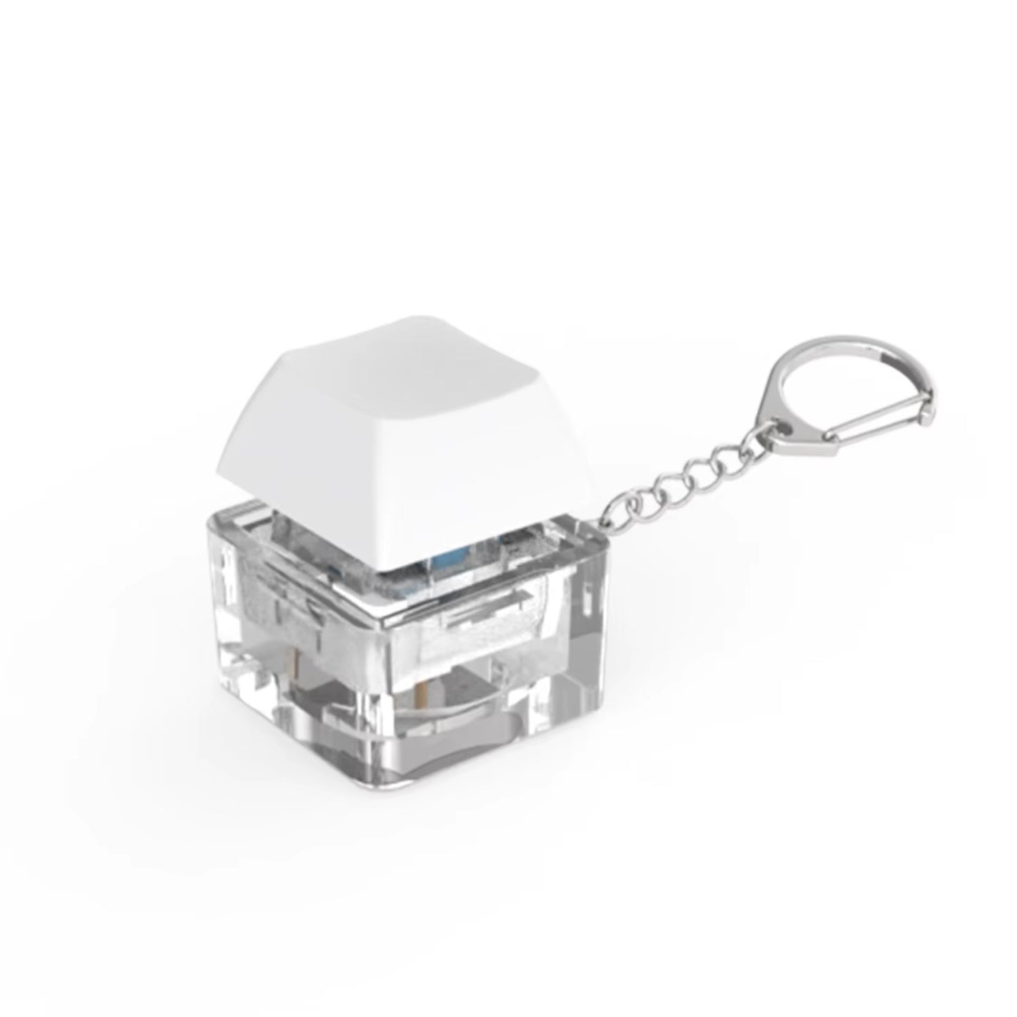 1/2 Keys Mechanical Keyboard Axis Teste Keychain Office Decompression Calming Button Keycap Stress Relief Fidget Toys