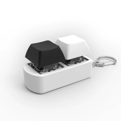1/2 Keys Mechanical Keyboard Axis Teste Keychain Office Decompression Calming Button Keycap Stress Relief Fidget Toys