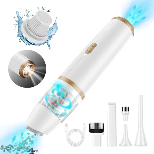 BELIBUY Portable Vacuum Cleaner for Home and Car High Power Cleaning Office Carpets Sofas Pet Hair Mini Vacuum Cleaner Machine