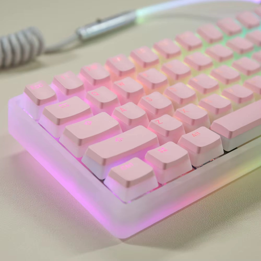 104 Keys Pudding Theme Keycap OEM Profile ABS PBT Double Shot Keycap for Mx Switch Mechanical Keyboard RGB Backlit Key Caps