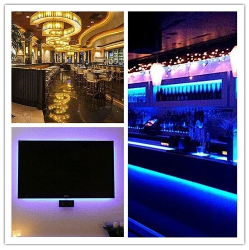 Led Light Strip RGB Smd 2835 Flexible Ribbon Tape Led Light Strip RGB 5M Tapes