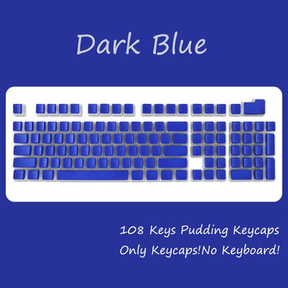 OEM Profile PBT Keycaps 108 Keys Pudding Keycap for Cherry MX Switch Mechanical Keyboard RGB Gamer Backlit Key Caps Custom DIY
