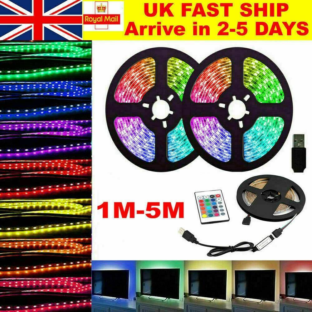 Led Light Strip RGB Smd 2835 Flexible Ribbon Tape Led Light Strip RGB 5M Tapes