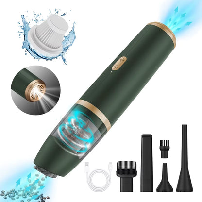 BELIBUY Portable Vacuum Cleaner for Home and Car High Power Cleaning Office Carpets Sofas Pet Hair Mini Vacuum Cleaner Machine