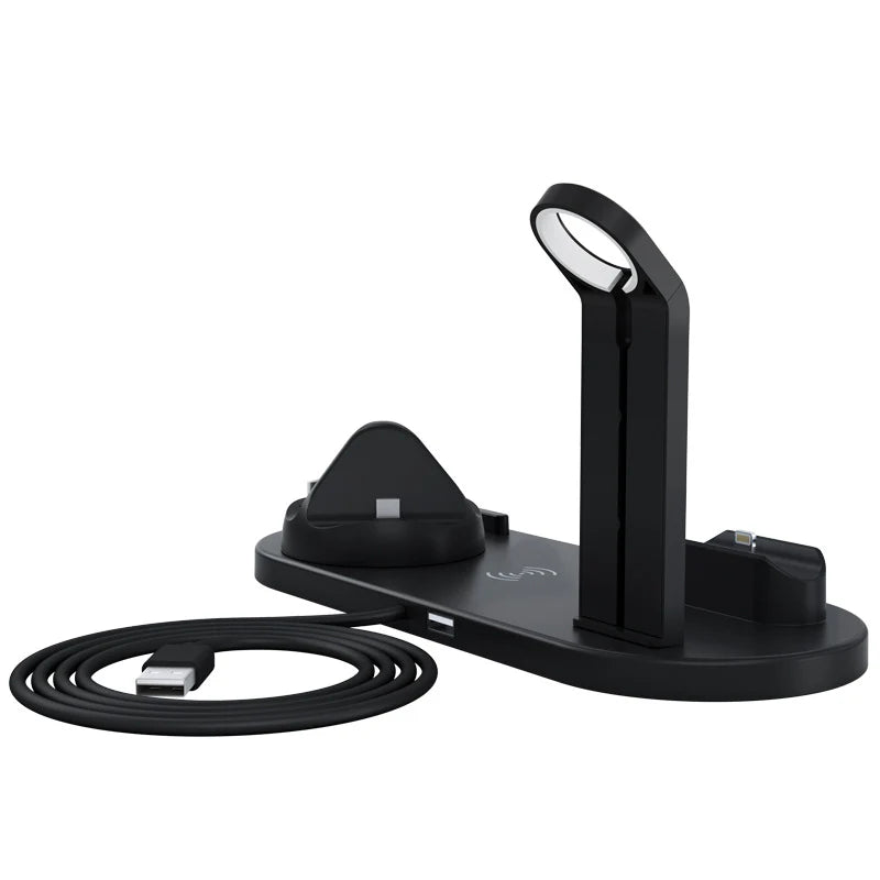 Multi-Function Wireless Charging Stand for Watch and Headphones